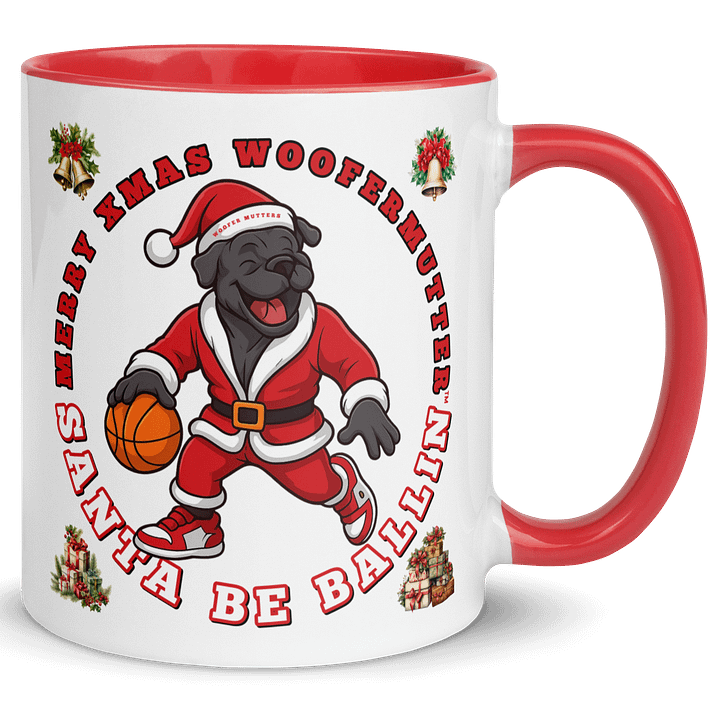 WooferMutter™ Santa Be Ballin Xmas Mug - Cane Corso product image (7)
