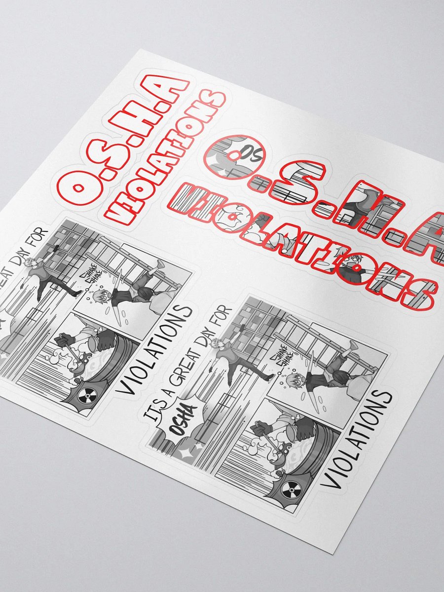 OSHA Sticker Sheet 2 product image (3)