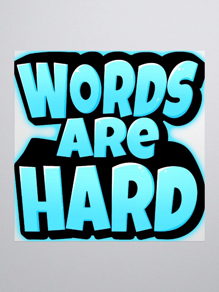 Words are hard! product image (1)