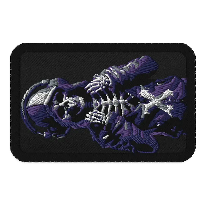''Hoodie X'' Embroidered Patch product image (2)