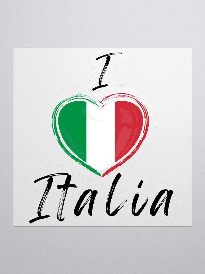 I Love Italia Sticker product image (1)