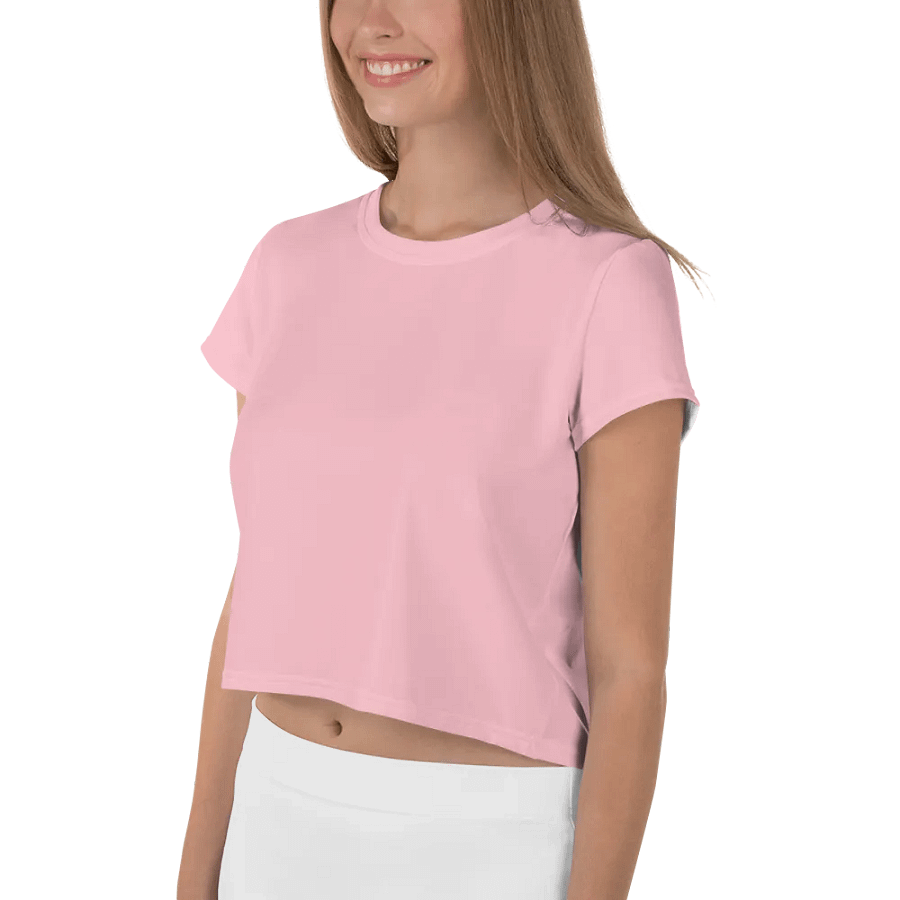 Women's Pink Crop T-Shirt product image (3)