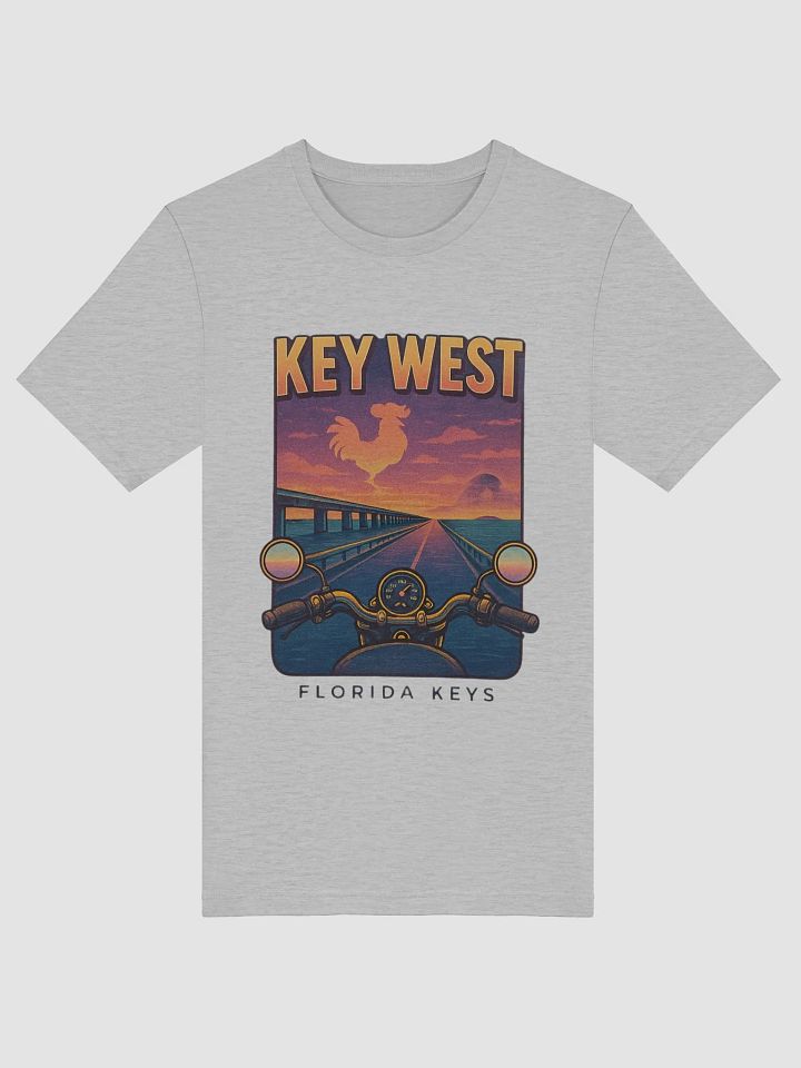 Key West Rider Athletic Heather Gray Ultra-Soft Paradise Tee product image (2)