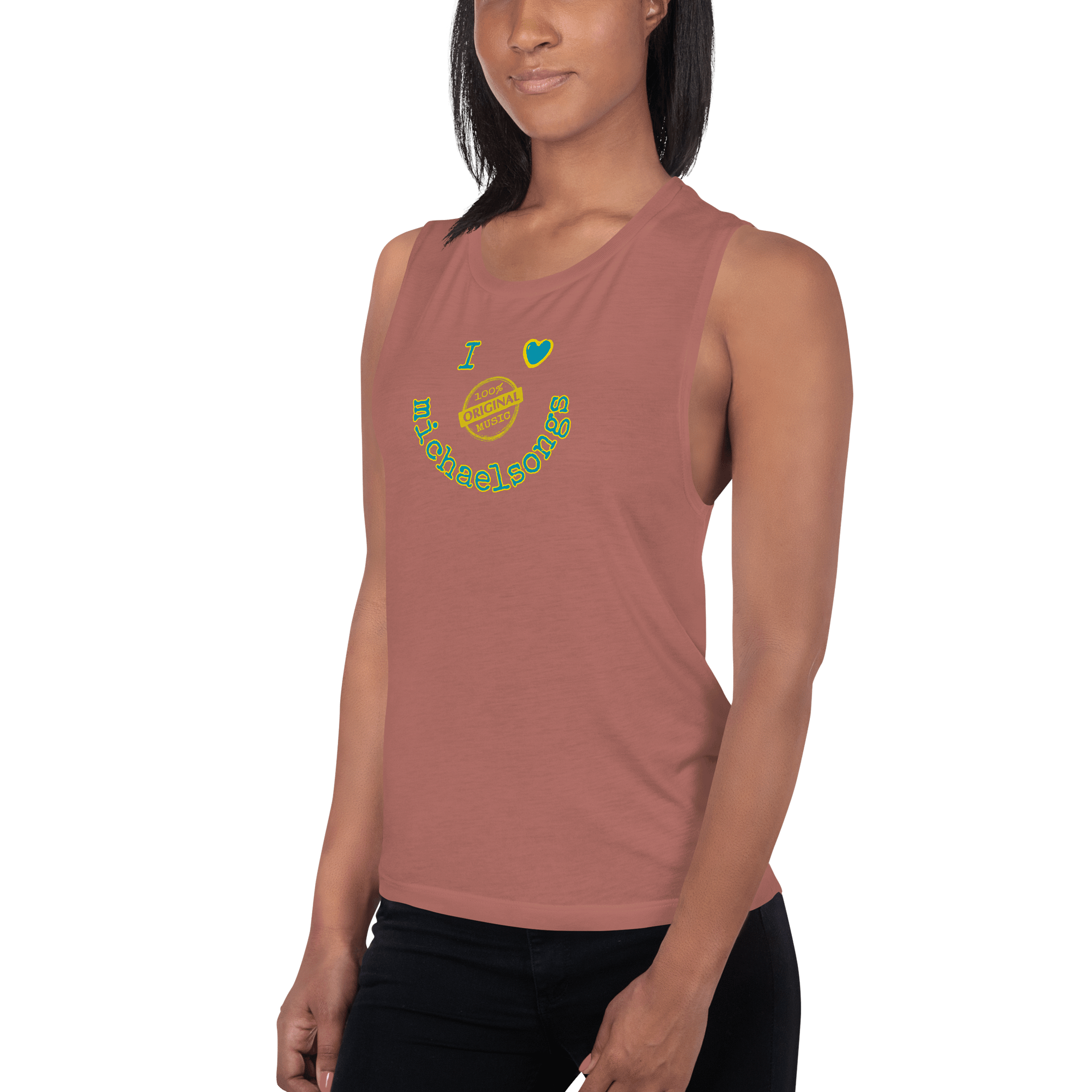 NEW!! flowy tank with smiley logo product image (1)