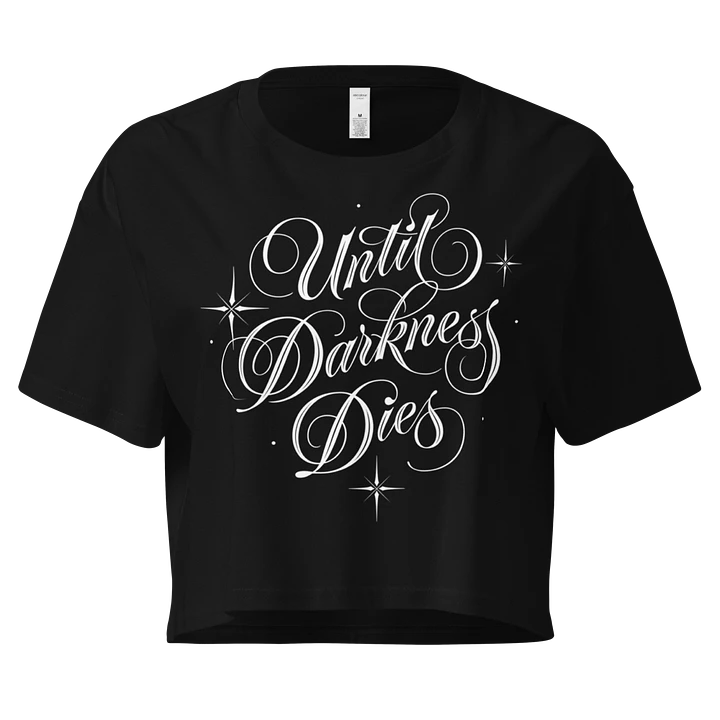 Until Darkness Dies (simple design) Women's Premium Crop Top product image (1)