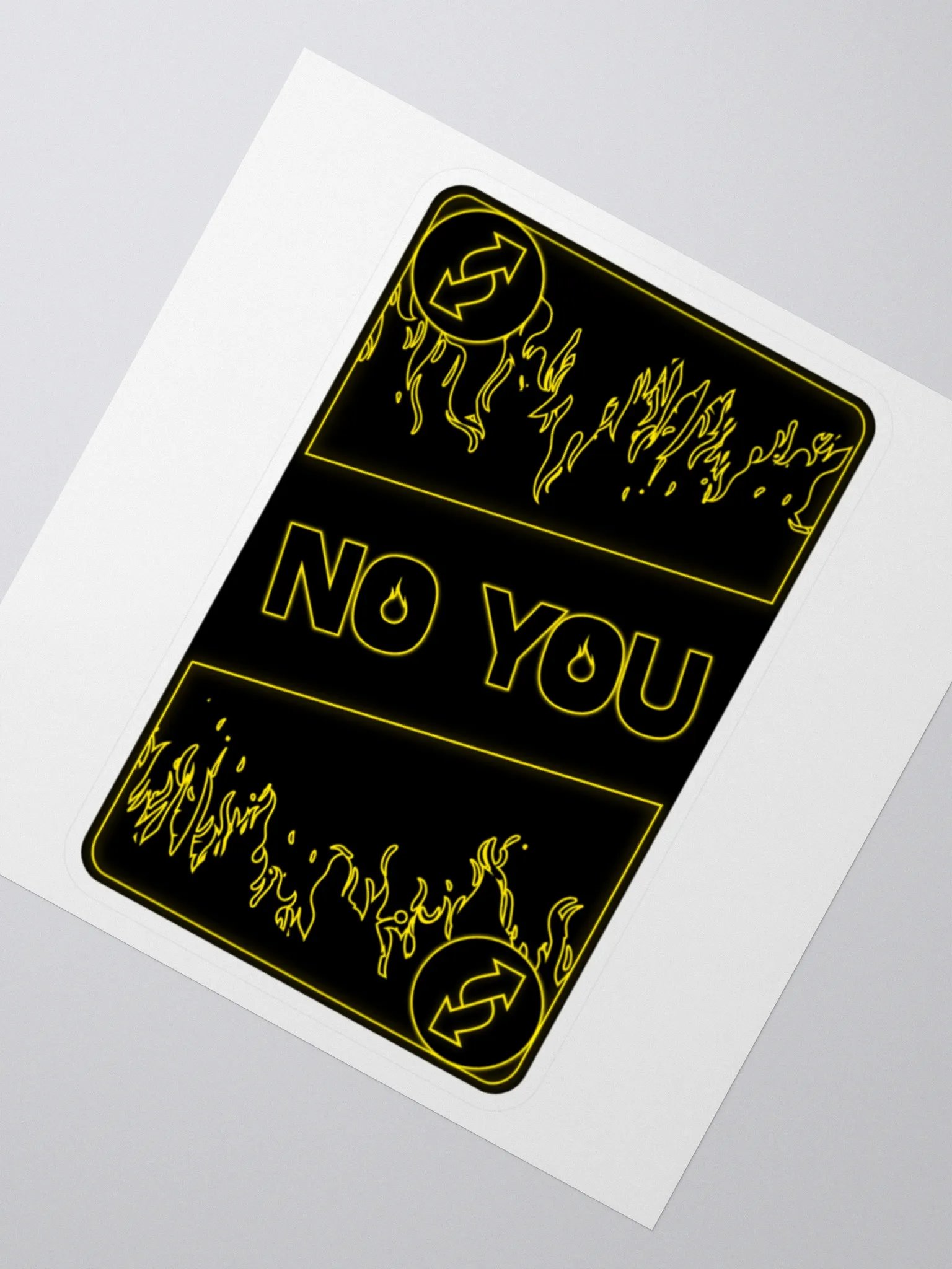 NO YOU Reverse Card product image (3)