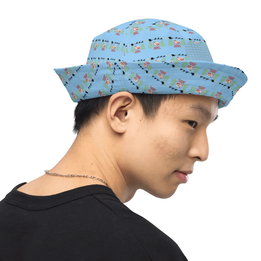 MERRY CHRISTMAS SANTA RIDES BABY BLUE product image (12)