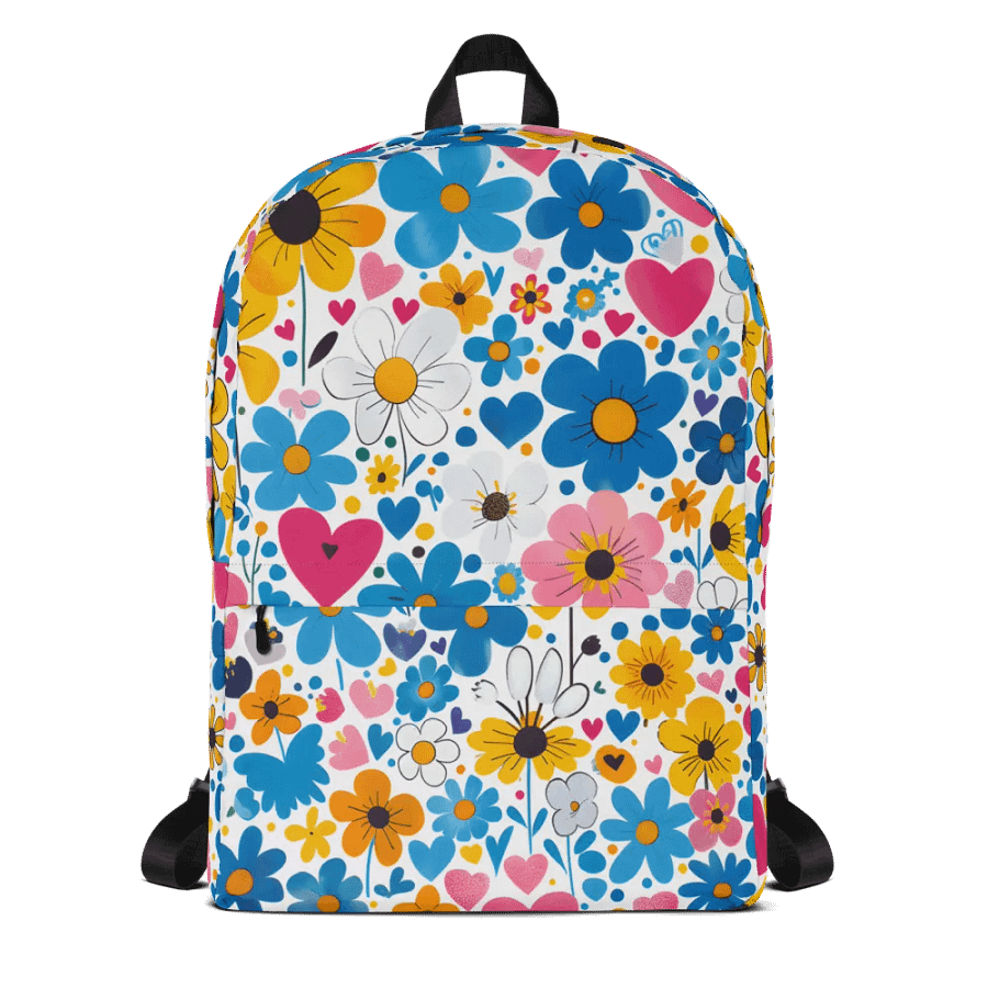 Floral Splendor All-Over Backpack product image (7)