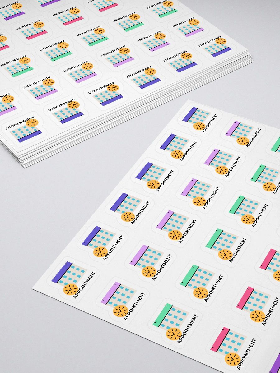 Appointment Stickers – Hand-Drawn, Functional Planner Stickers for Bullet Journals, Work, and Office Organization product image (4)