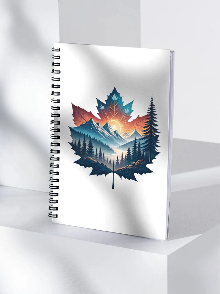 Maple Leaf Scape Spiral Notebook product image (1)