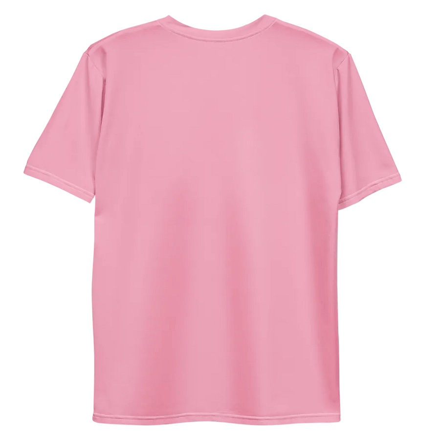 Plain Bubblegum Pink Soft Summer Men's Crewneck Polyester Heavyweight Premium T-Shirt by Treasure Pie product image (10)