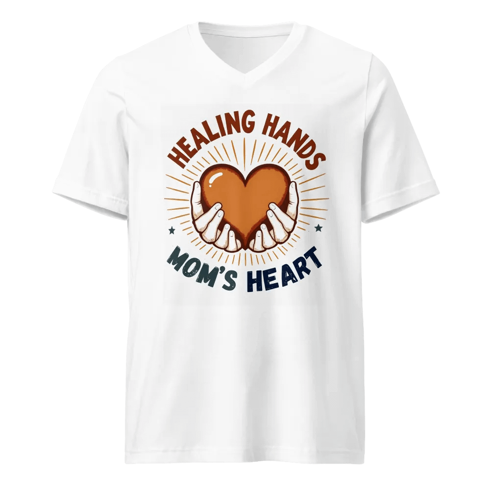 Healing Hands Mom's Heart V-Neck Tee product image (1)