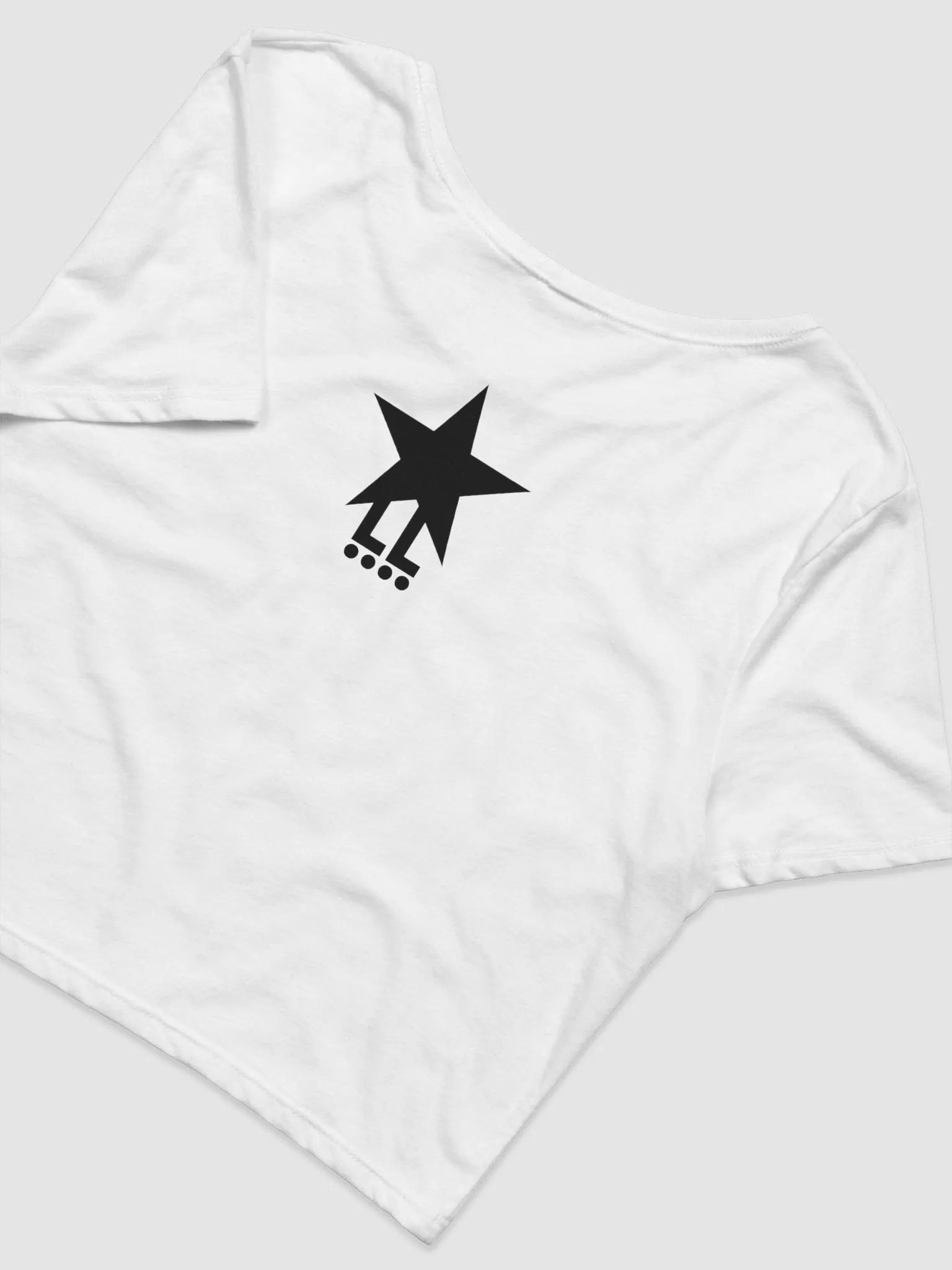 OG ROLLSTAR BLACK LOGO CROP TOP product image (7)