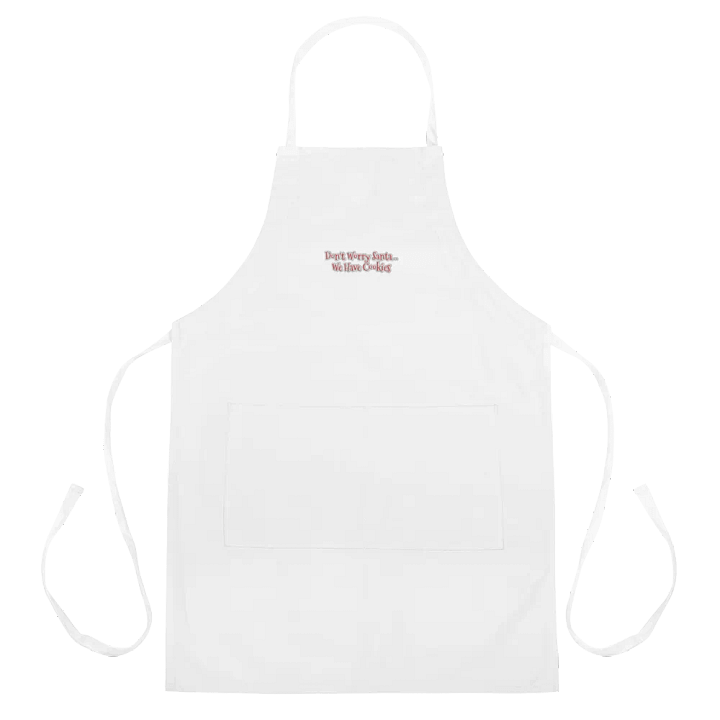 Santa's Cookies Embroidered Apron product image (2)