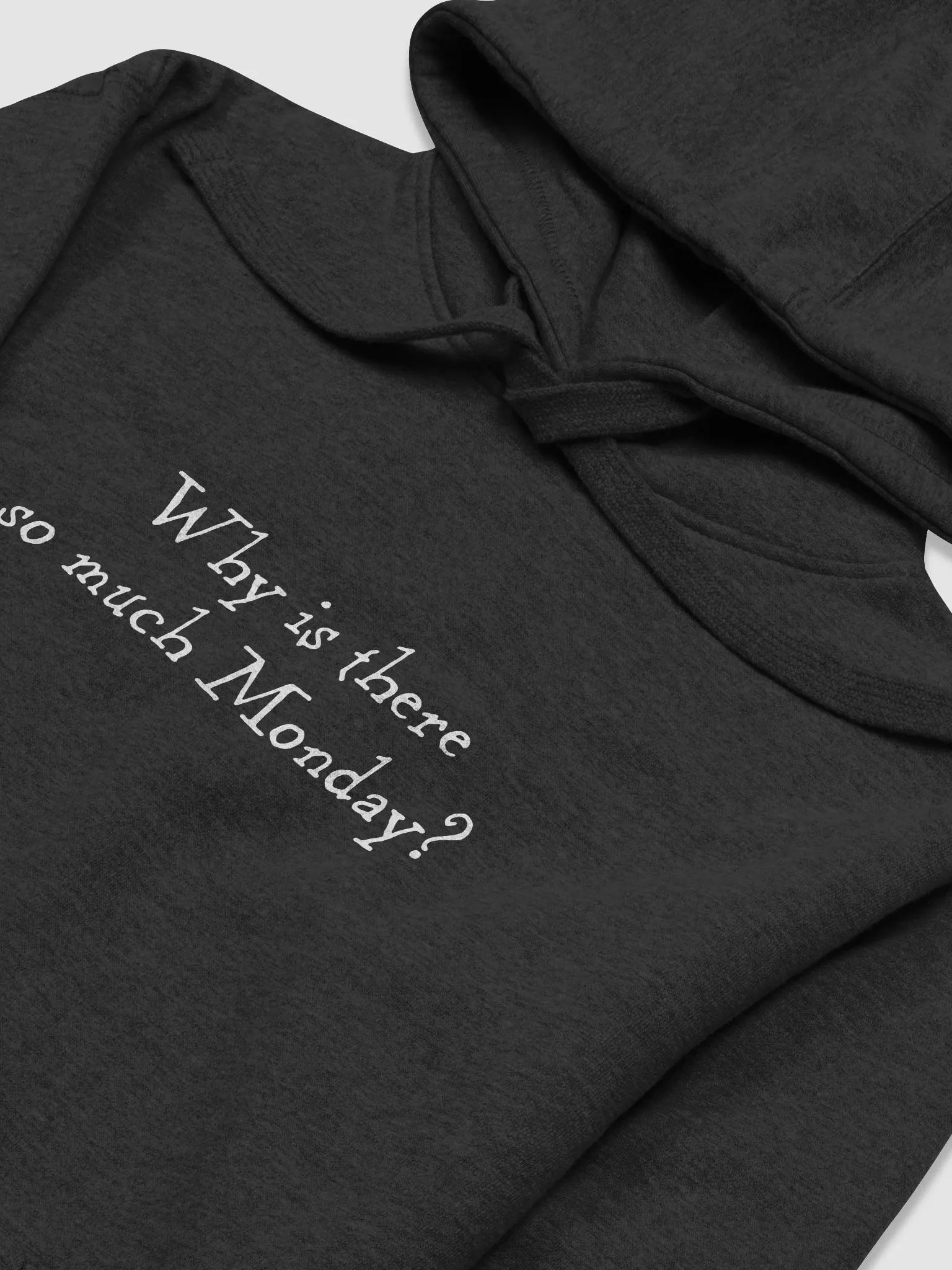 So Much Monday Hoodie-black product image (1)