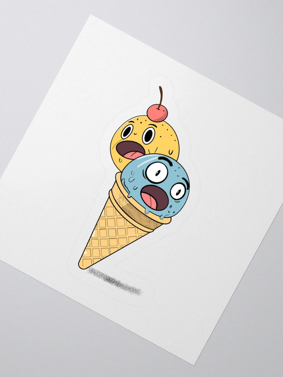 Double Scoops Surprise Kiss Cut Stickers product image (4)