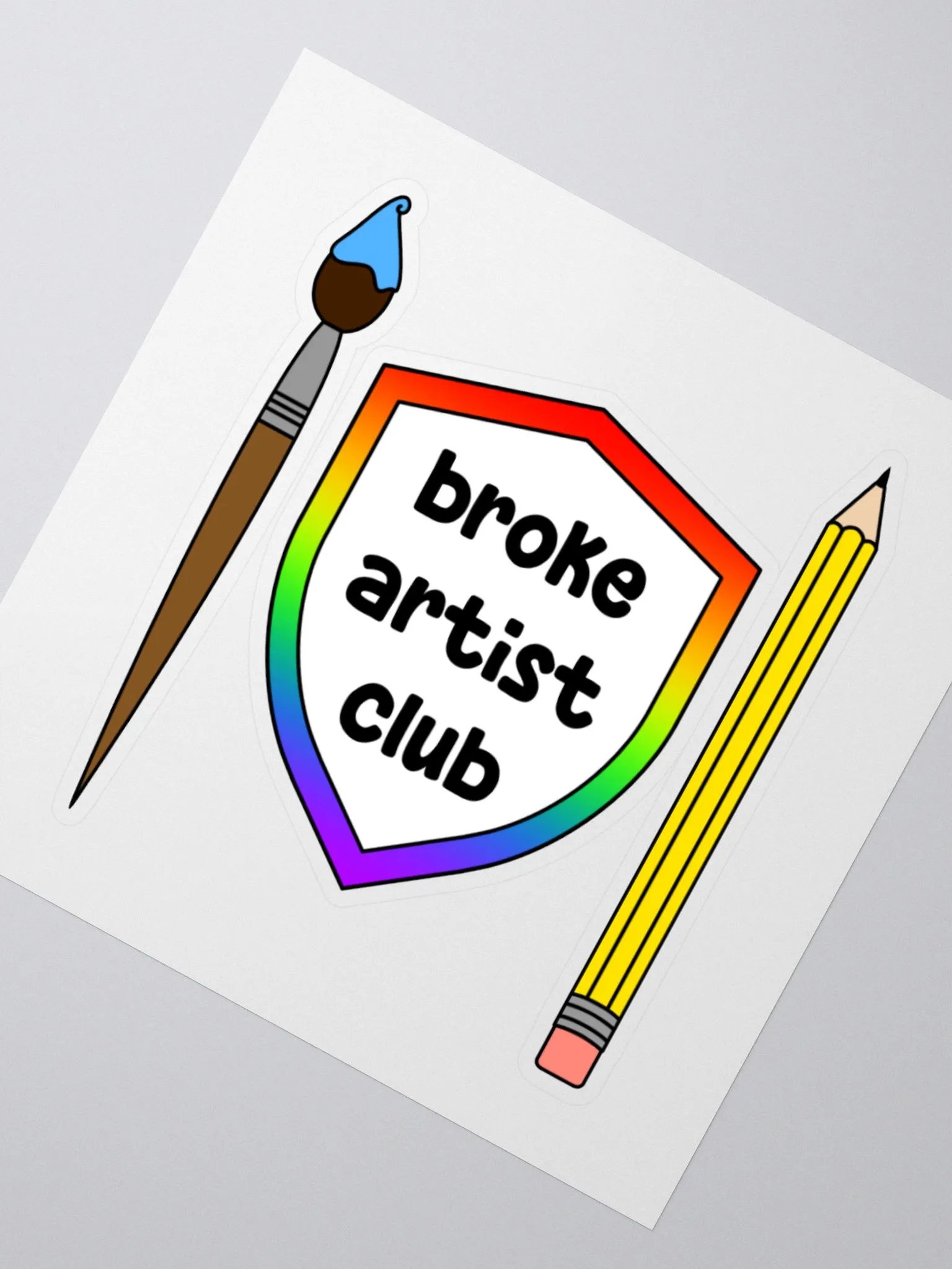 Broke Artist Club Sticker product image (2)