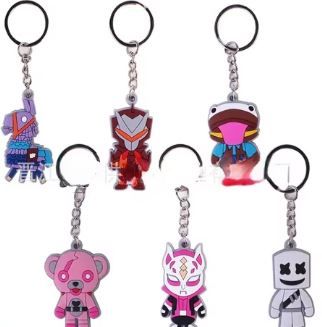 6 Pack of Fortnite Keychains product image (1)