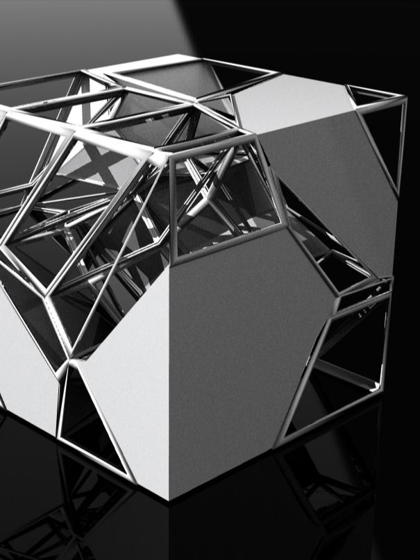 Voronoi 3d Parametric Facade Design Grasshopper Rhino Files Download product image (3)