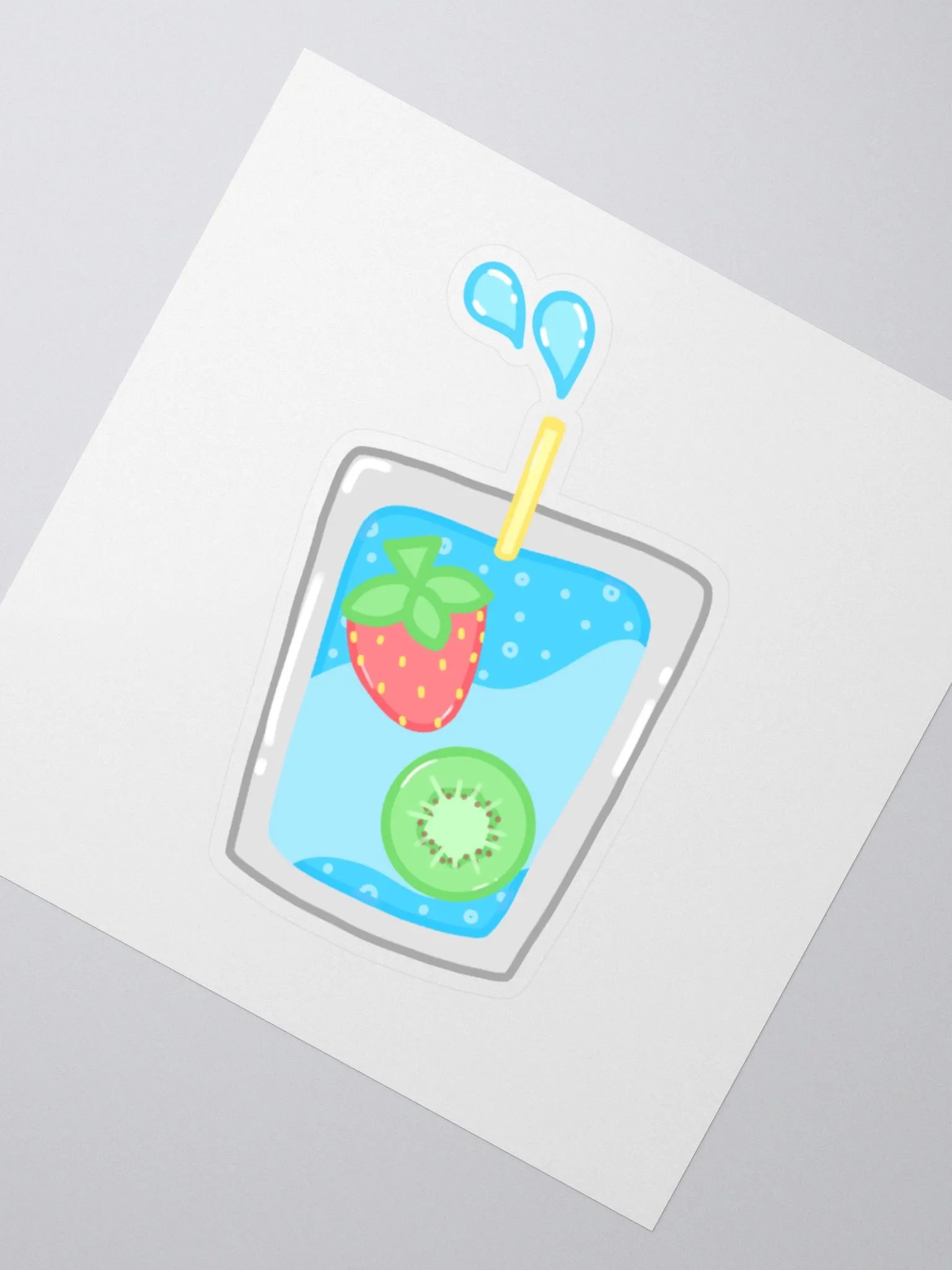 Strawberry Kiwi Juice Sticker product image (2)