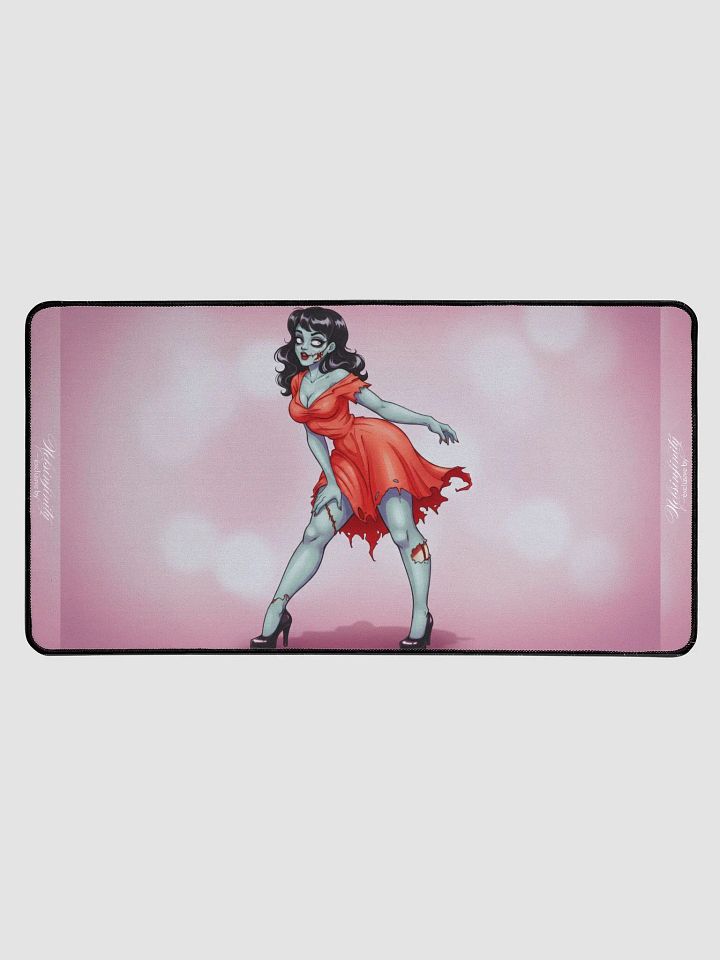 V1 Zombie Pinup Desk Mat product image (1)
