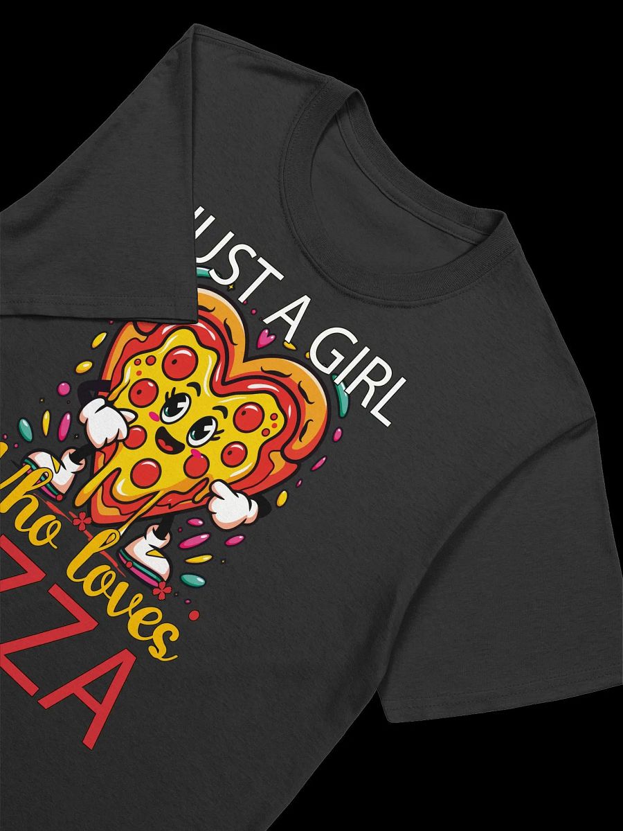 Food Lover-Just a Girl Who Loves Pizza-Cute Pizza T-Shirt product image (15)