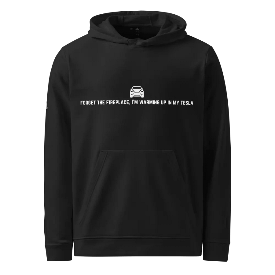 Holiday Fireplace EV Adidas Hoodie product image (1)