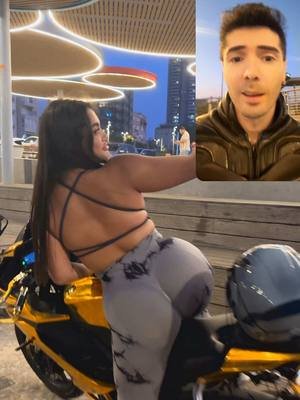 She just got on a bike 🤣  #bike #prank #social #girl #moto #funny #girls #money #exhaust #donttouchmycar #scary #motovlog #motorcycle #eidansanker #muffler 