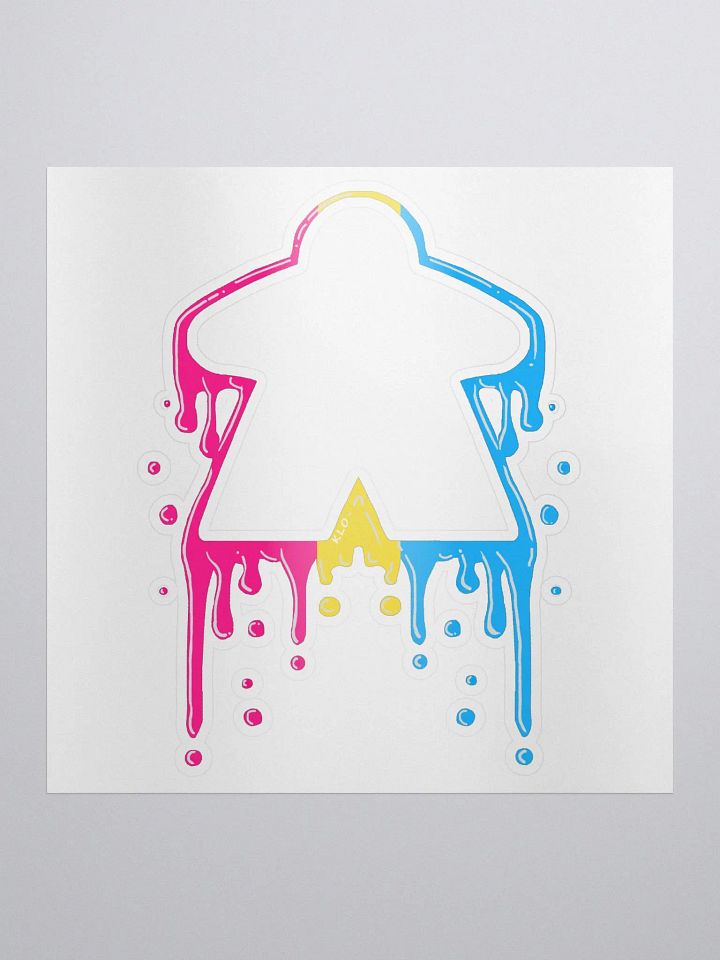 Drippy Pan Pride Meeple Sticker product image (2)