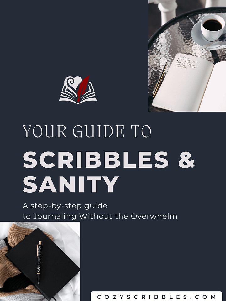 SCRIBBLES & SANITY: A step-by-step guide to Journaling Without the Overwhelm product image (1)