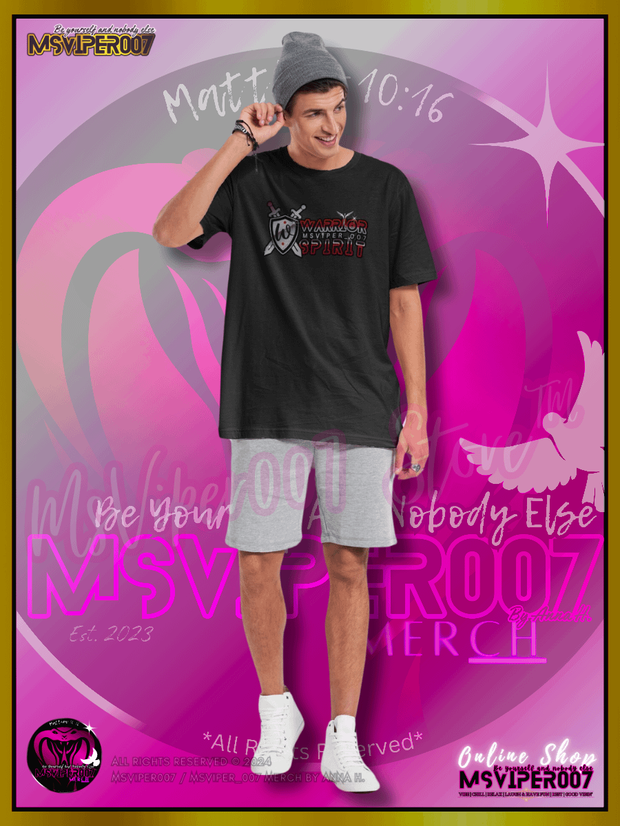 T-Shirt - MsViper007's "Warrior Spirit [red]" T-shirt By Anna H. product image (7)