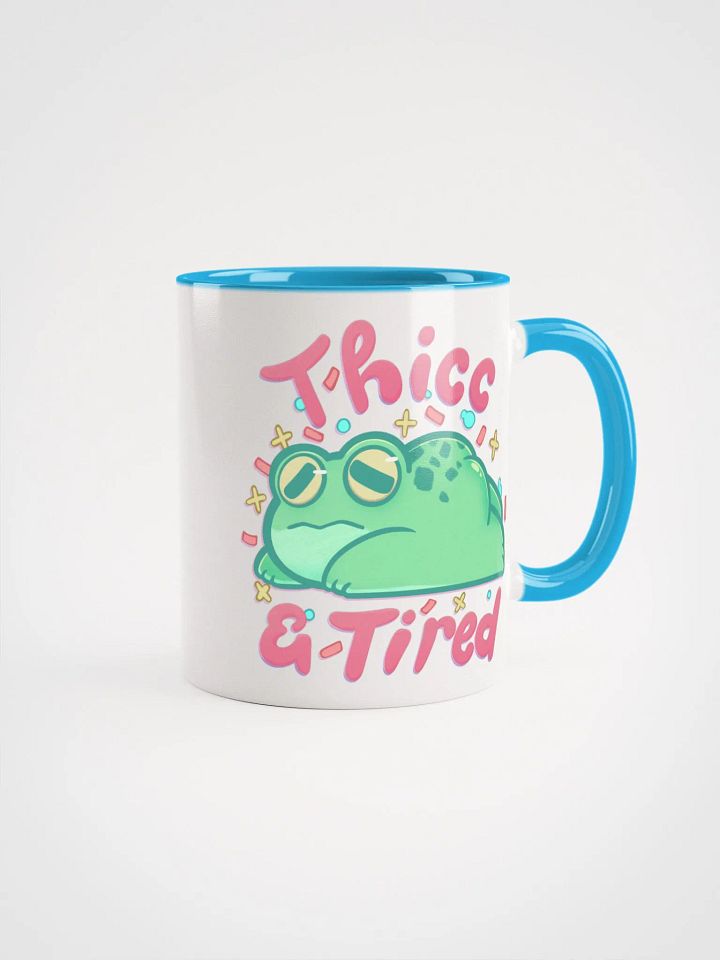 Thicc & Tired Mug - Colorful product image (1)