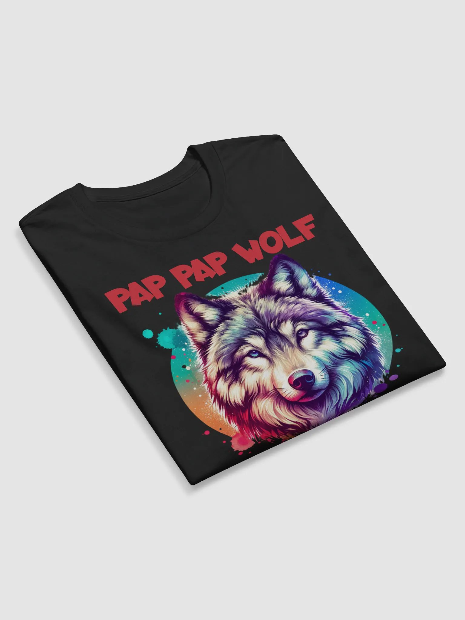 Pap Pap Vibrant Wolf Long Sleeve Shirt product image (9)