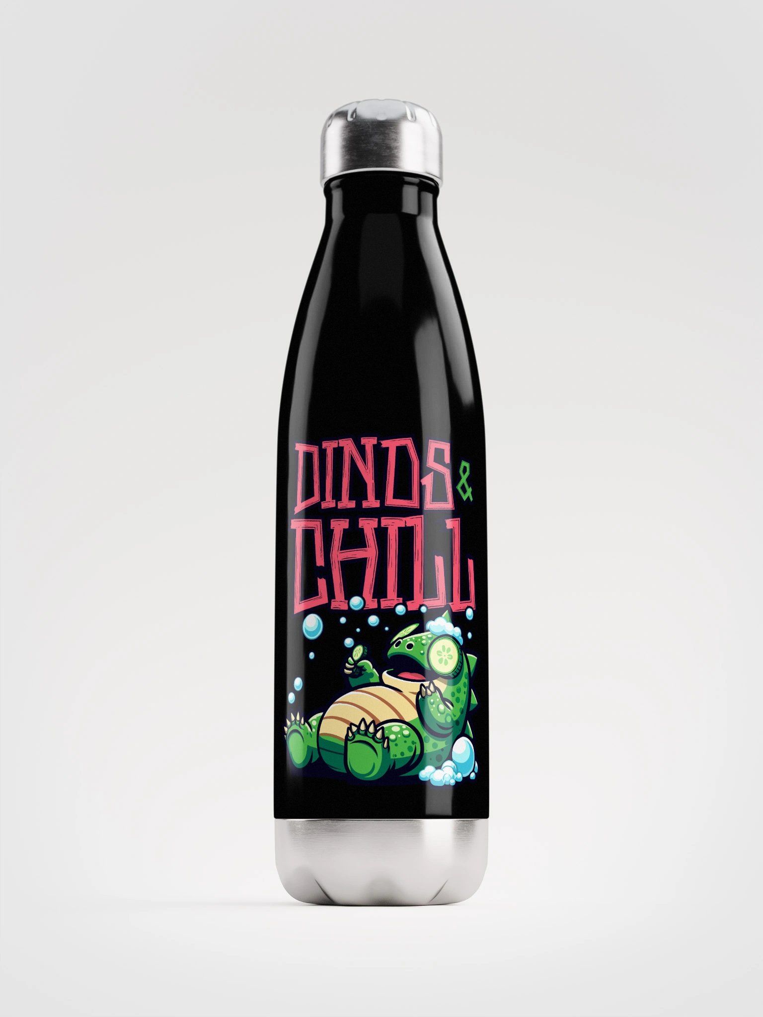 Dinos & Chill Stainless Steel Water Bottle product image (1)