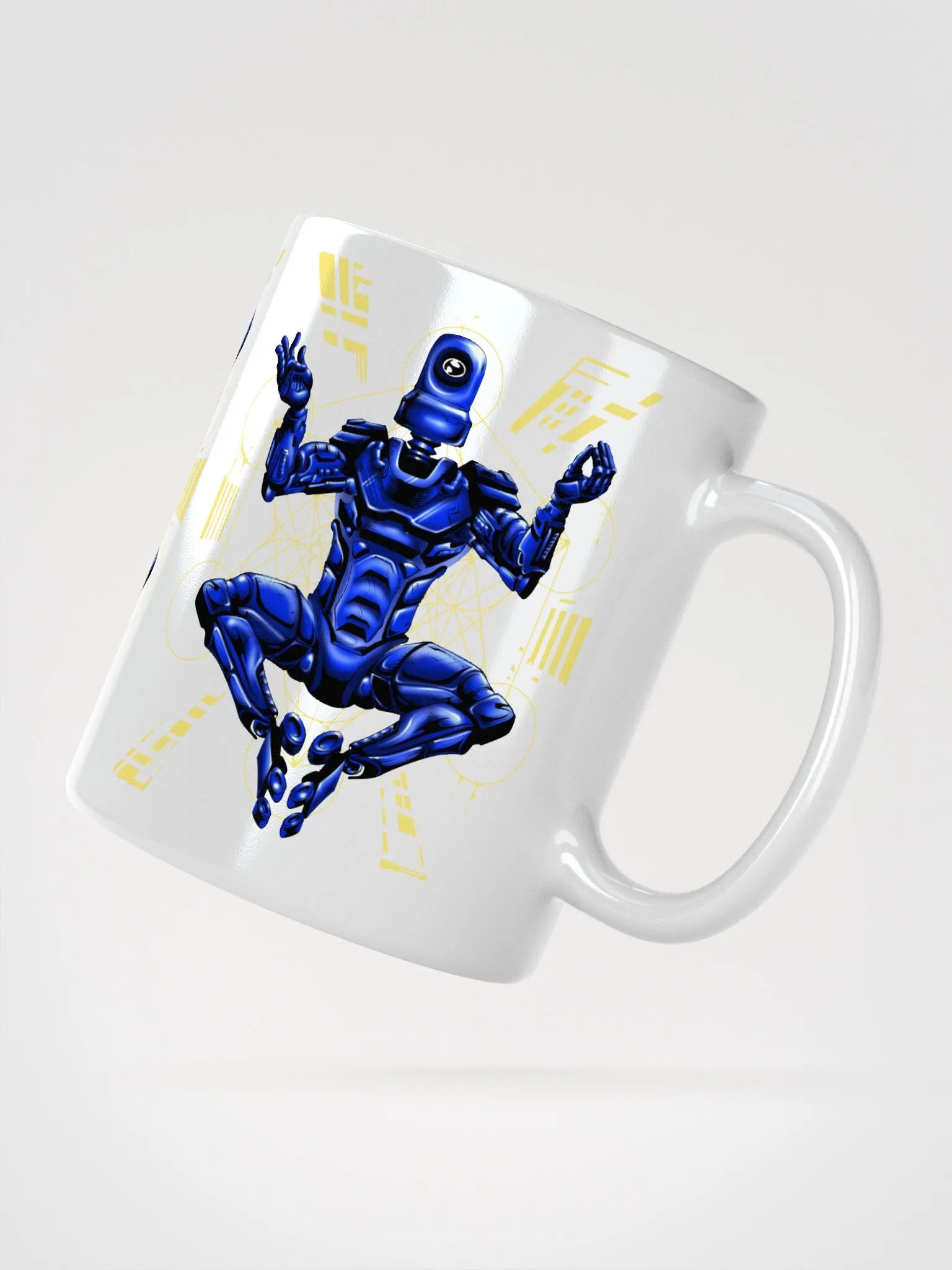 Sacred Geometry Robot - Mug product image (3)