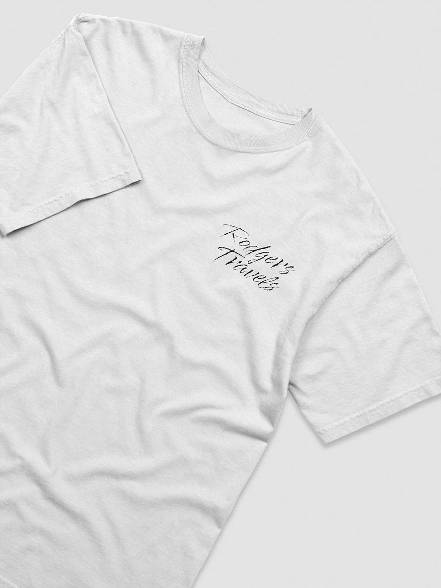 Rodgers Travels T-Shirt (Black Text) product image (3)