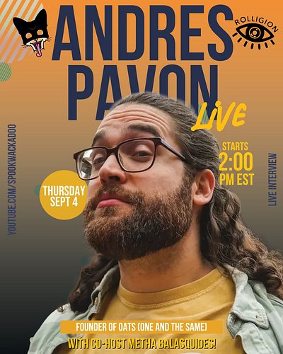 Tomorrow at 2pm EST, join us in welcoming Andres of OATS to the Rolligion podcast! Subscribe to Spook Wackadoo on YouTube to ...