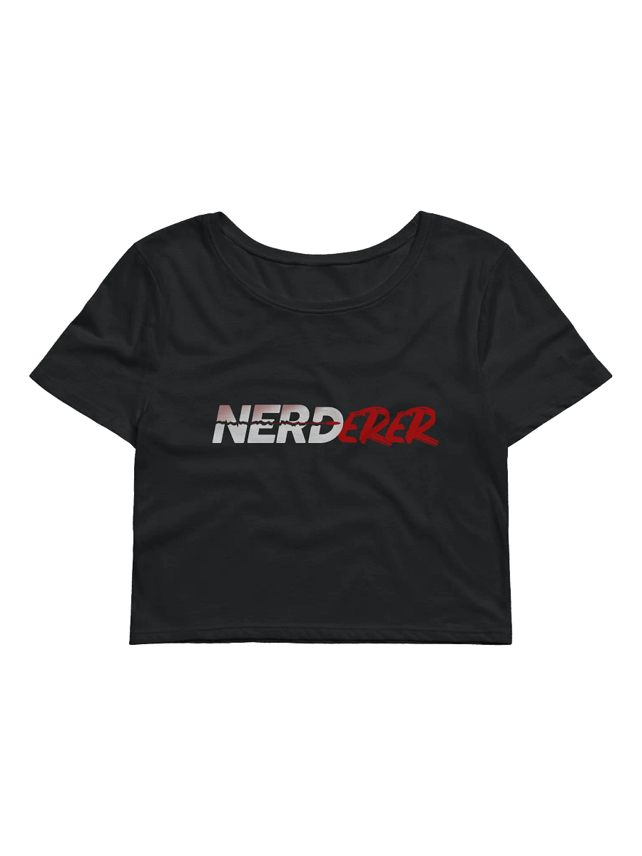 NERDerer Crop Tee (Black) product image (1)
