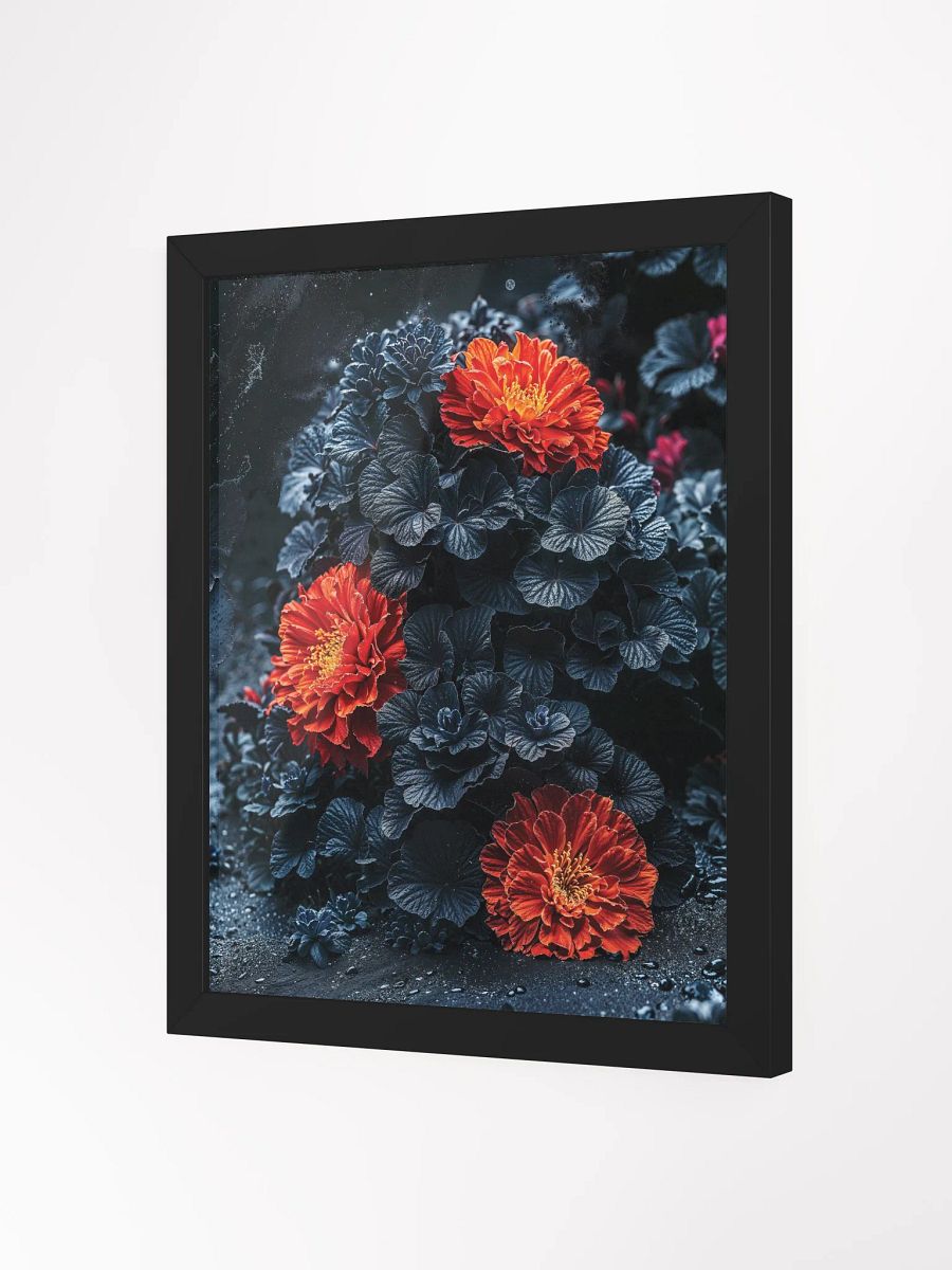 Crimson Bloom in the Void Framed Print product image (8)