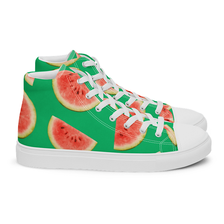 Watermelon Wonderland High Top Canvas Shoes product image (2)