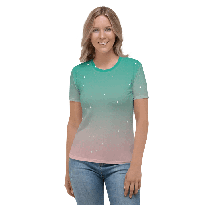 Starry Sky Sunset Women's T-Shirt product image (1)