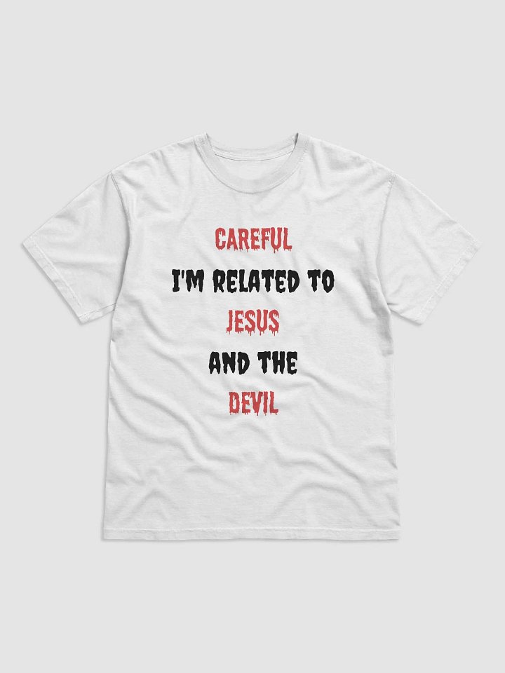 Related to Jesus and the Devil Heavyweight T-Shirt product image (4)