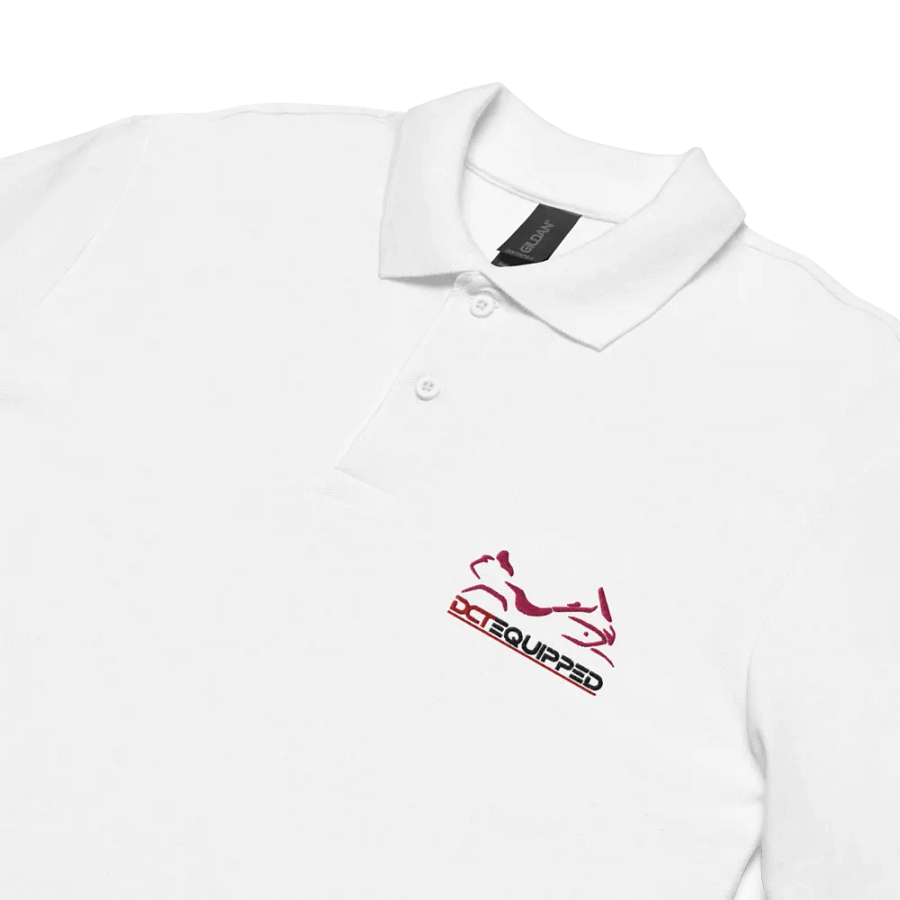 DCT Shadow Wing Polo Shirt White/Red product image (4)