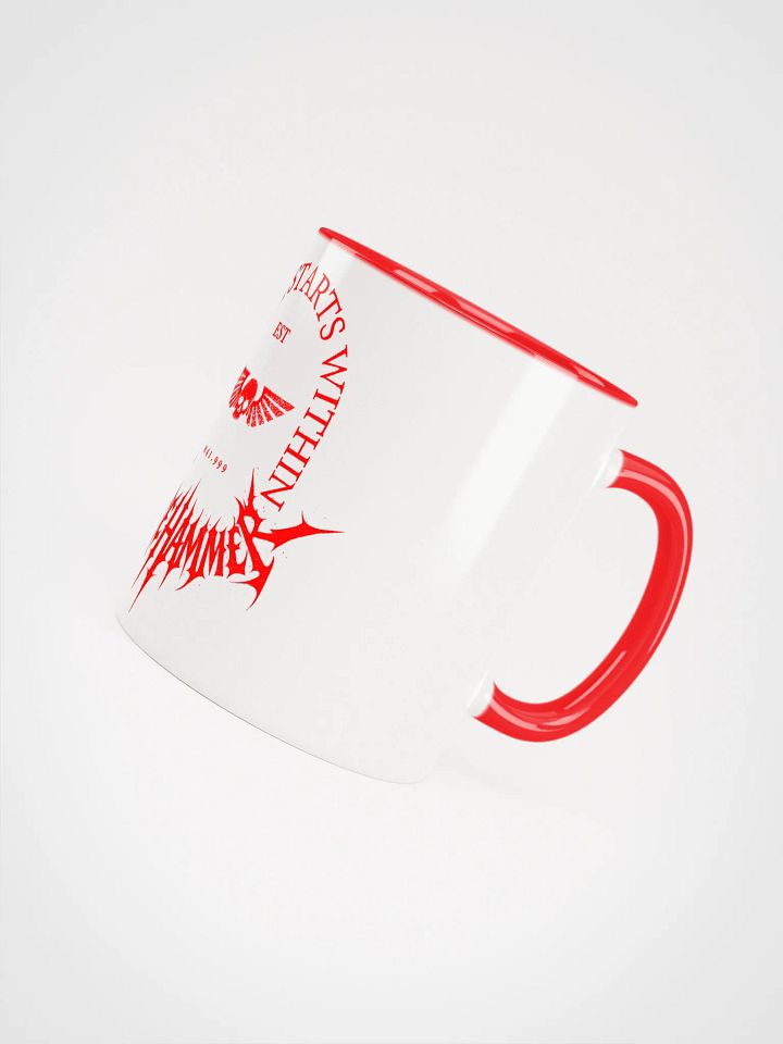 WAR WITHIN CERAMIC MUG - WHITE/RED product image (2)