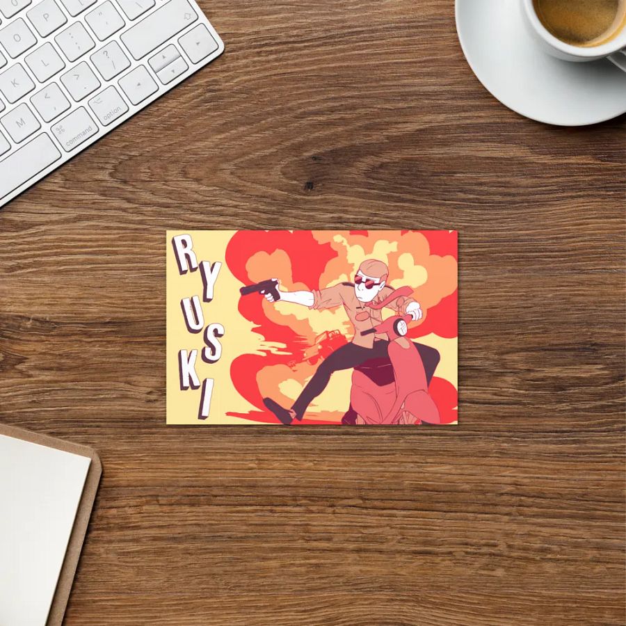 Explosive Pursuit Greeting Card product image (3)