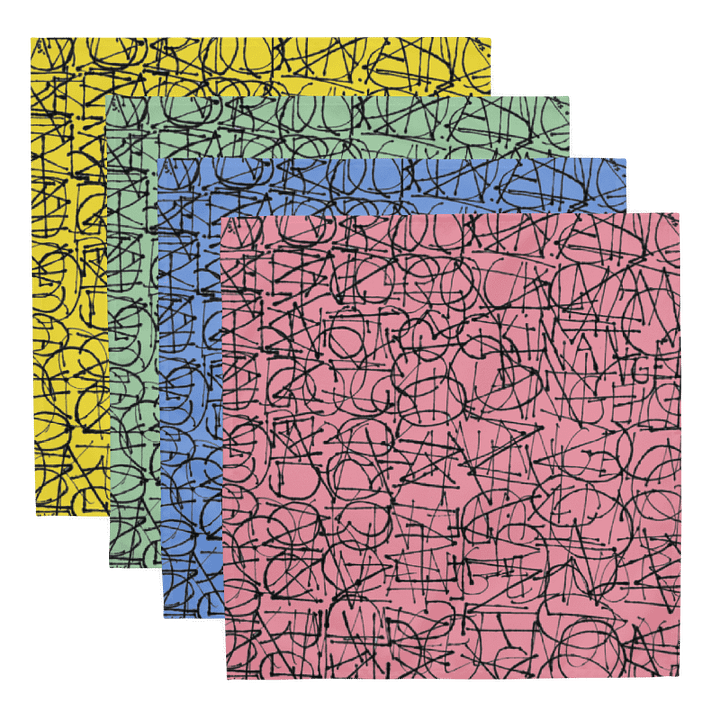 No Rockin' Angel Napkins (in colors) product image (1)