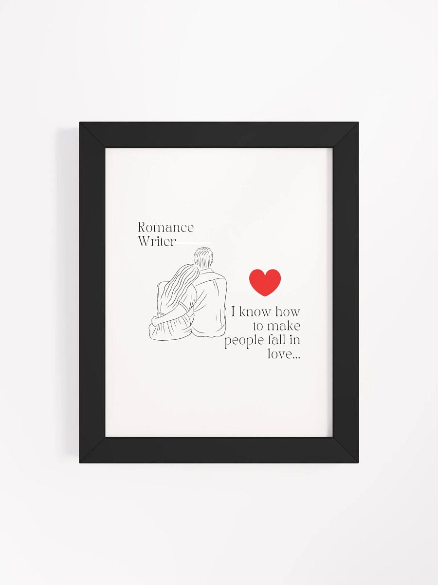 Romance Writer Framed Poster product image (111)