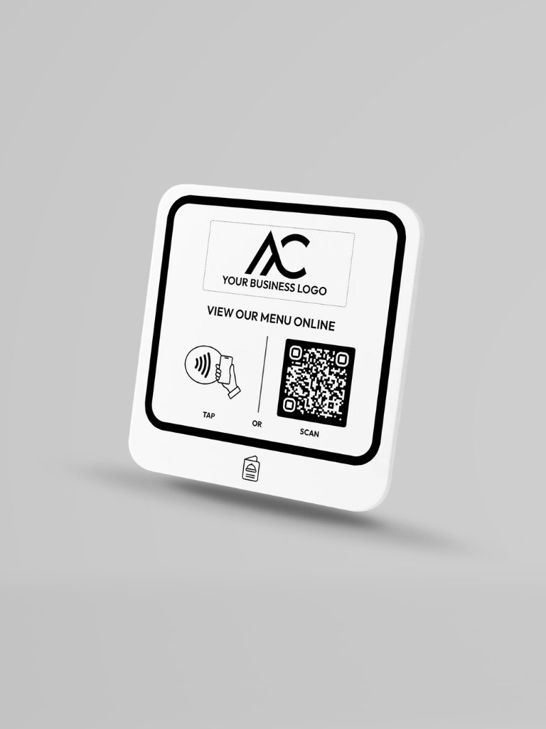 Acrylic Plate – NFC Embedded, 3M Tape (Matte Finish) product image (1)