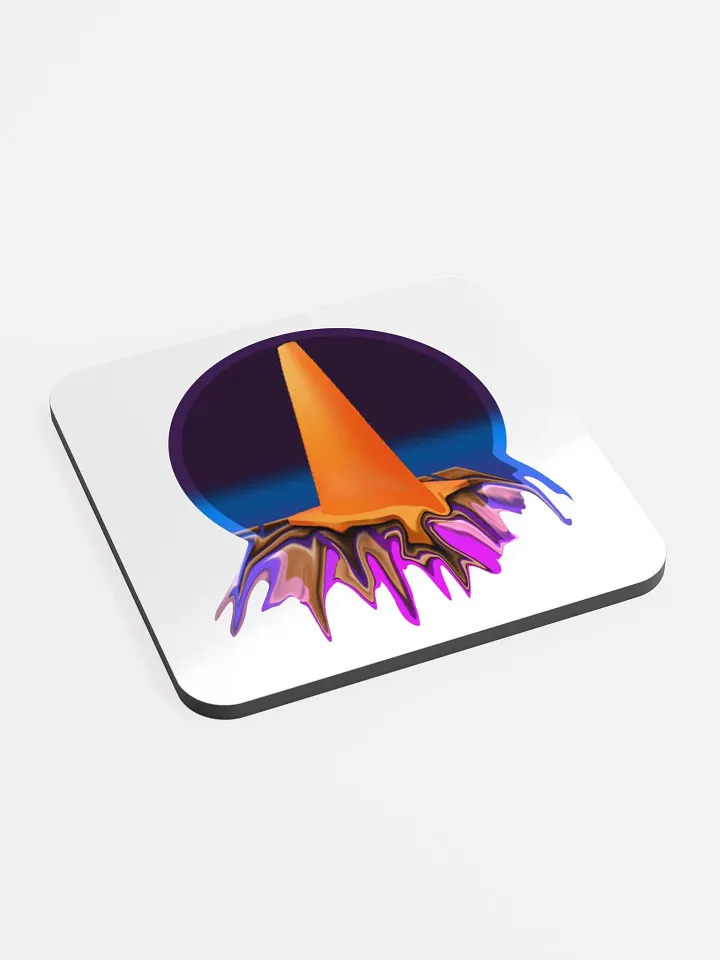 leadbman melted logo coaster product image (2)