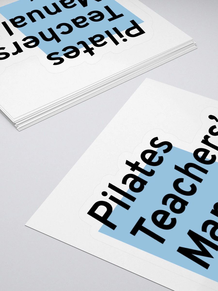 Sticker - Pilates Teachers' Manual: The Book product image (4)